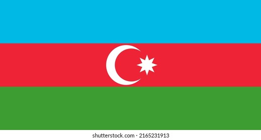 The national flag of the world, Azerbaijan