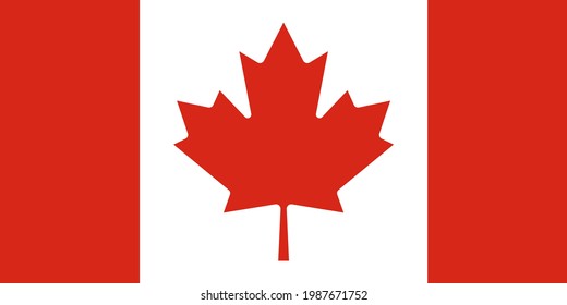 The national flag of the world, Canada
