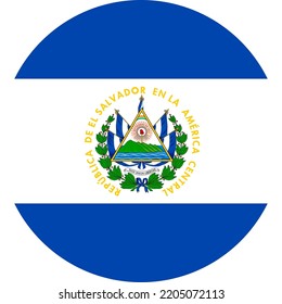 La bandera nacional del mundo, El Salvador