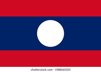 The national flag of the world, Laos