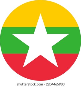 The national flag of the world, Myanmar