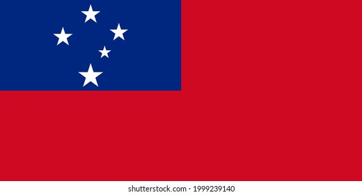 La bandera nacional del mundo, Samoa