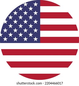The national flag of the world, United States of America