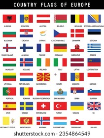 The National Flags of the European States