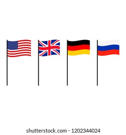 National flags set