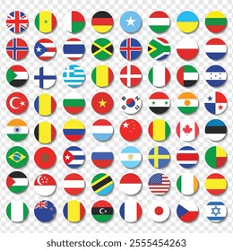 National flags set. World flags. Flags of countries. Countries flags collection.