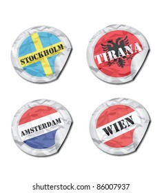 national flags tags