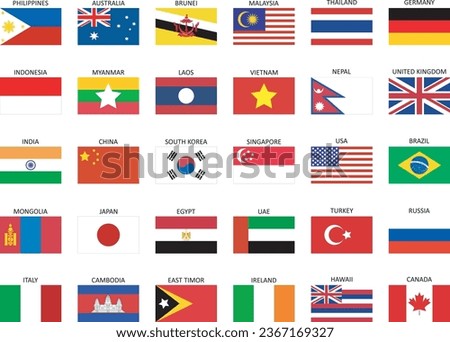 National flags of the world