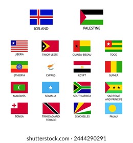Banderas nacionales del mundo. Bandera del mundo.