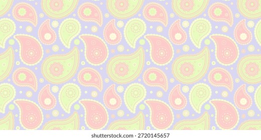 Diseño plano nacional en efecto impresionante. Patrón caligráfico de una naturaleza paisley. Dibuja una cortina en contraste boho. Ambos delicados, tradición decorativa.