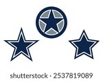 National football league teams. Dallas Cowboys logo and symbol. Football club Cowboys USA.