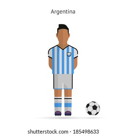 1,545 Argentina soccer uniform Images, Stock Photos & Vectors ...