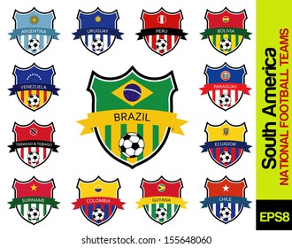 national football teams of south america