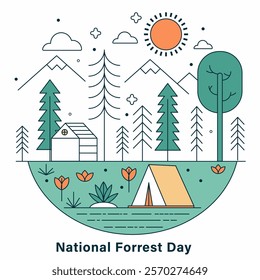 National Forrest Day the day is dedicated to raising awareness about the importance of forests and their conservation