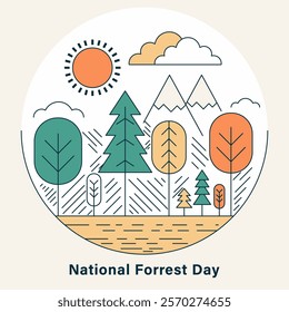 National Forrest Day the day is dedicated to raising awareness about the importance of forests and their conservation