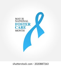 national foster care month vector illustration