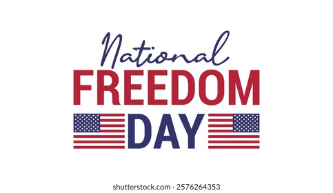 National Freedom Day design vector illustration 