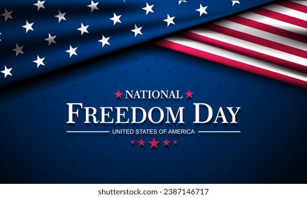 National Freedom Day February 01 Background Vector Illustration