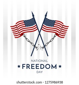 National Freedom Day Illustration 