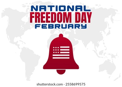 NATIONAL FREEDOM DAY Vector Illustration background