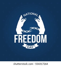 National Freedom Day Vector Illustration.