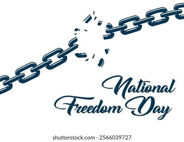 "National Freedom Day vectors feature symbols like the Liberty Bell, flags, eagles, and unity themes in red, white, and blue, celebrating freedom and the abolition of slavery in the U.S."