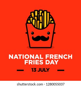 National French Fries Day 13 July Post for Social Media