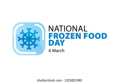 National Frozen Food Day. Vector illustration. 