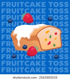 national fruitcake toss day with delicious fruitcake