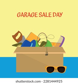 national Garage Sale Day. Design suitable for greeting card poster and banner