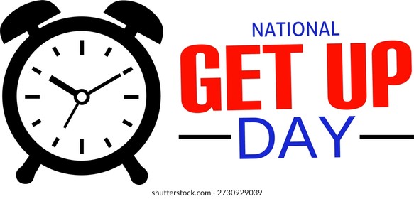 National Get Up Day vector 