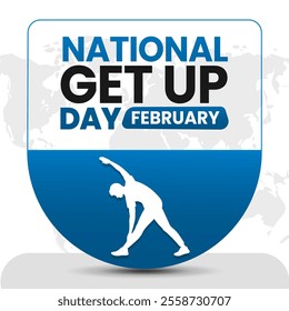 NATIONAL GET UP DAY Vector Illustration for post background