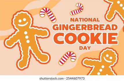 National Gingerbread cookie day with delicious gingerbread cookies