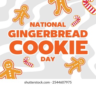 National Gingerbread cookie day with delicious gingerbread cookies