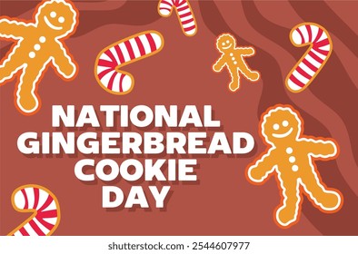 National Gingerbread cookie day with delicious gingerbread cookies