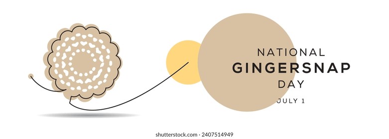 National Gingersnap Day, held on 1 July.