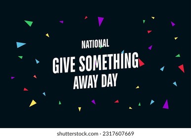 national give something away day, 