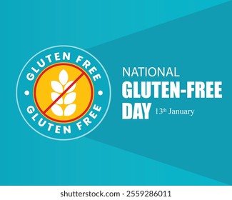 National Gluten Free Day background, banner, poster, card. Vector illustration design.