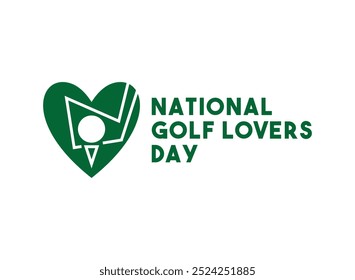 Día Nacional de los Amantes del Golf. Eps 10.