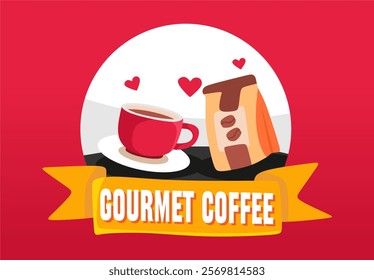 National Gourmet Coffee Day with delicious coffee