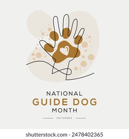 National Guide Dog Month, held on September.