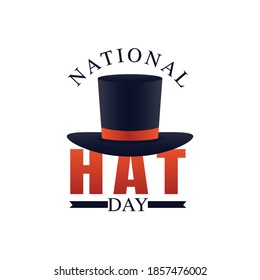 National Hat Day Vector Illustration. Suitable for greeting card poster and banner
