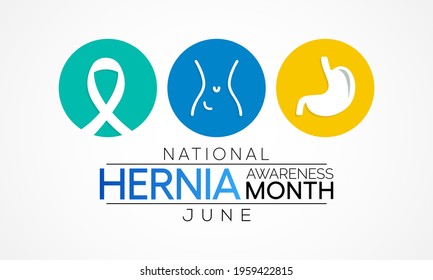 National Hernia awareness month (CDH) is observed every year in June. it occurs when an organ or fatty tissue squeezes through a weak spot in a surrounding muscle or connective tissue called fascia.