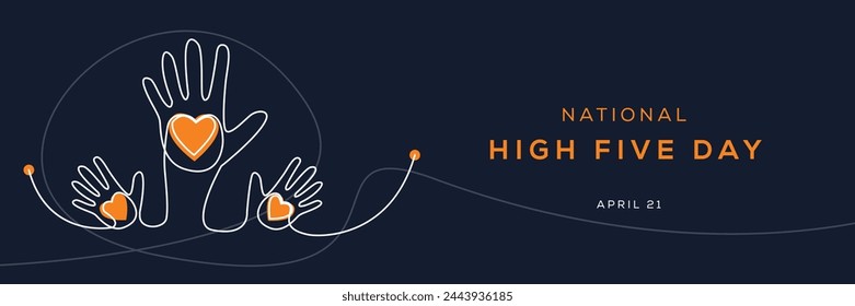 National high five day, held on 21 April.