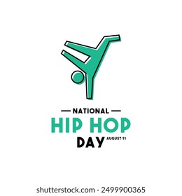 National Hip Hop Day. August 11. Eps 10.