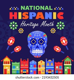 National Hispanic Heritage Month, Hispanic Culture. Suitable For Events