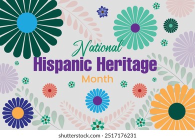 National Hispanic Heritage Month design