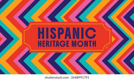 National Hispanic Heritage Month design concept  . Influence of Latin American heritage on a world culture 