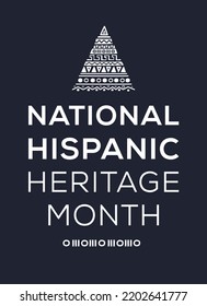 National Hispanic Heritage Month, held on September