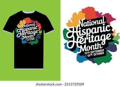 National Hispanic Heritage Month T-shirt design